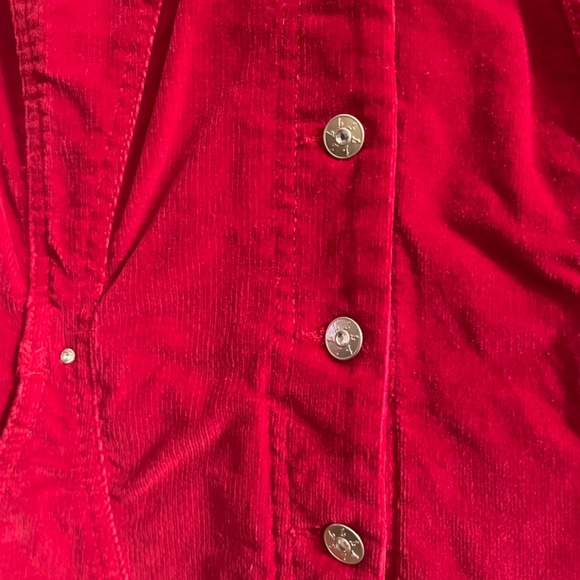 Red Corduroy Jacket - Picture 4 of 5